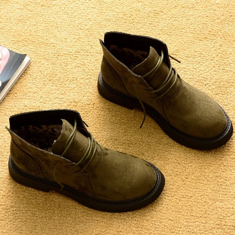 Autumn Winter Shoes Women Snow Boots Warm Plush Shoes Cold Winter Fashion Women Ankle Boots Ladies Cotton Shoes N043