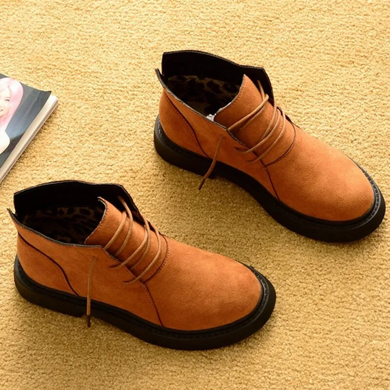 Autumn Winter Shoes Women Snow Boots Warm Plush Shoes Cold Winter Fashion Women Ankle Boots Ladies Cotton Shoes N043