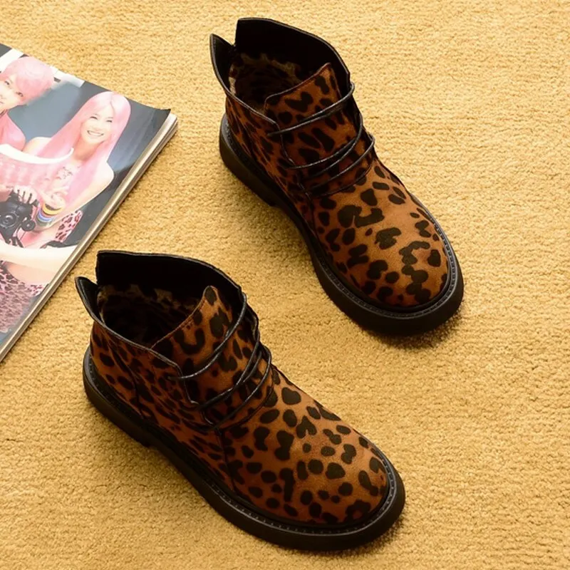 Autumn Winter Shoes Women Snow Boots Warm Plush Shoes Cold Winter Fashion Women Ankle Boots Ladies Cotton Shoes N043