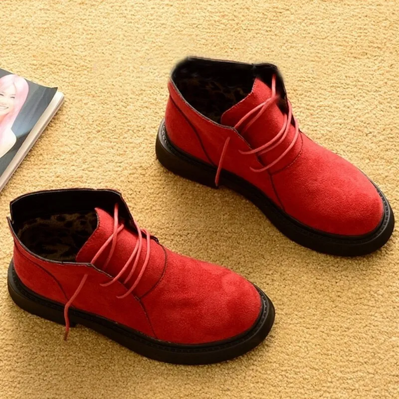 Autumn Winter Shoes Women Snow Boots Warm Plush Shoes Cold Winter Fashion Women Ankle Boots Ladies Cotton Shoes N043