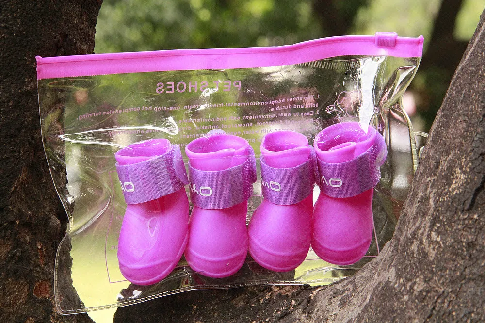 Fun and Festive Waterproof Rain Boots for Dogs