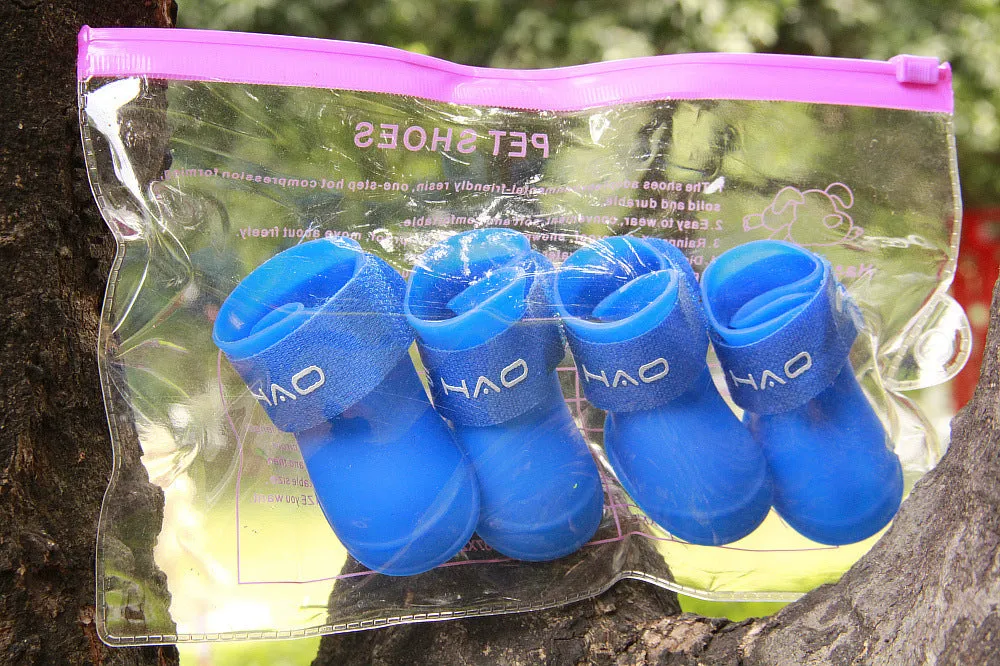 Fun and Festive Waterproof Rain Boots for Dogs