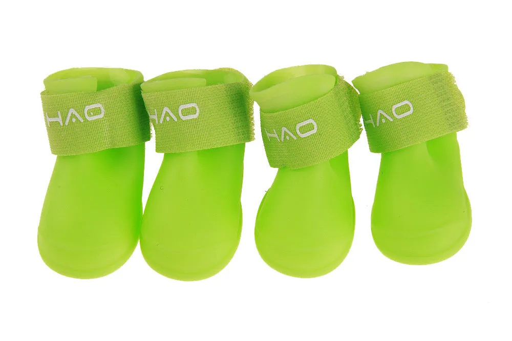 Fun and Festive Waterproof Rain Boots for Dogs