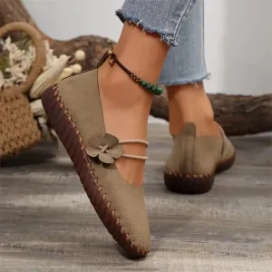 Hnzxzm Women's Single Shoes Summer New Thick Sole Round Head Baotou Fisherman Shoes Casual Fashion Soft Sole Non-slip Single Shoes