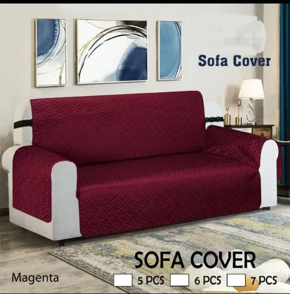 Jersey Quilted Sofa Cover