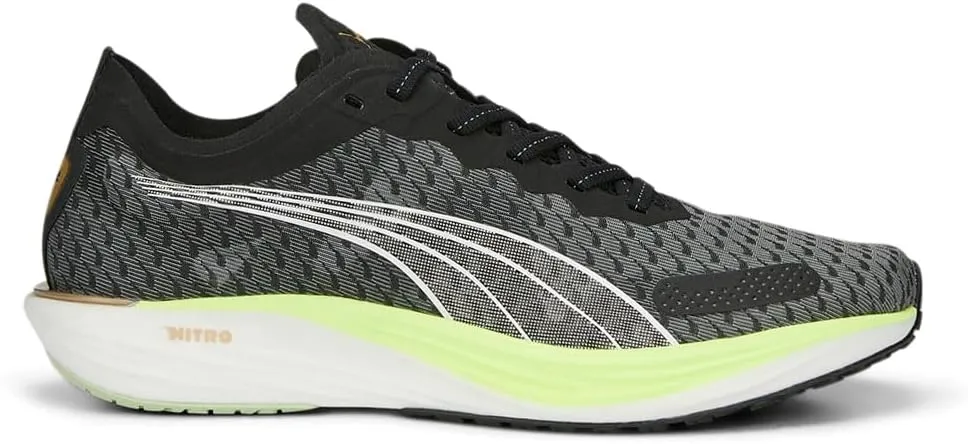 PUMA Womens Liberate Nitro 2 Run 75 Running Sneakers Shoes - Black - Size 10 M