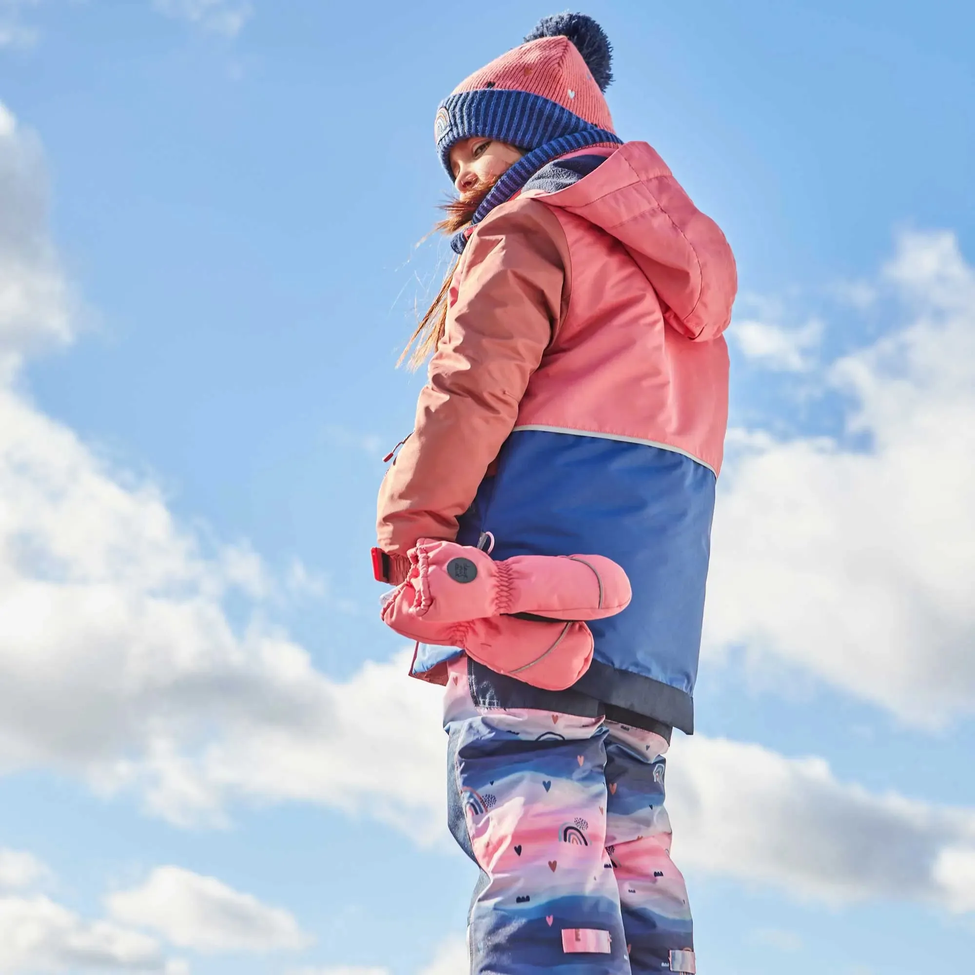 Two Piece Snowsuit Colorblock Jacket With Printed Pant | DEUX PAR DEUX