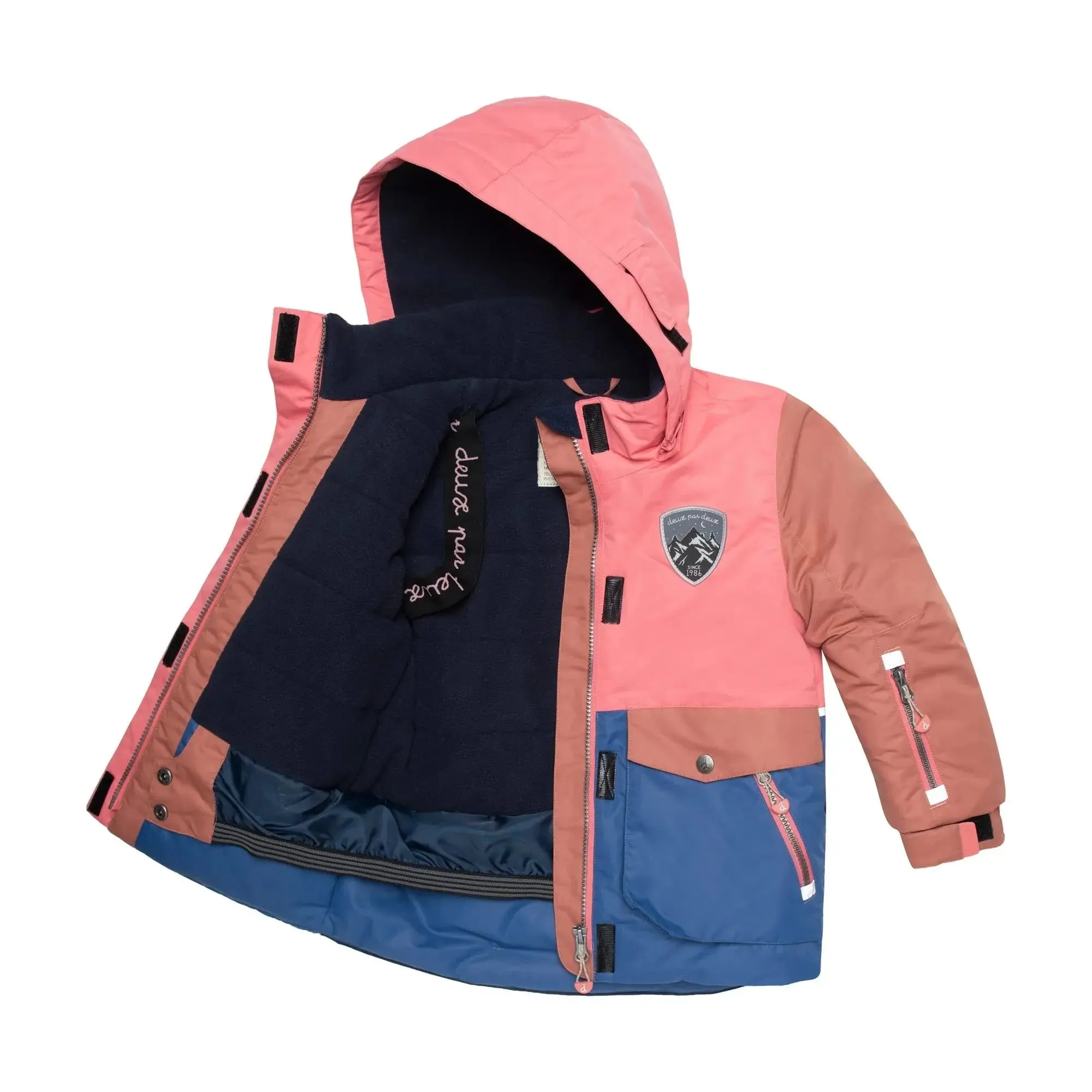 Two Piece Snowsuit Colorblock Jacket With Printed Pant | DEUX PAR DEUX