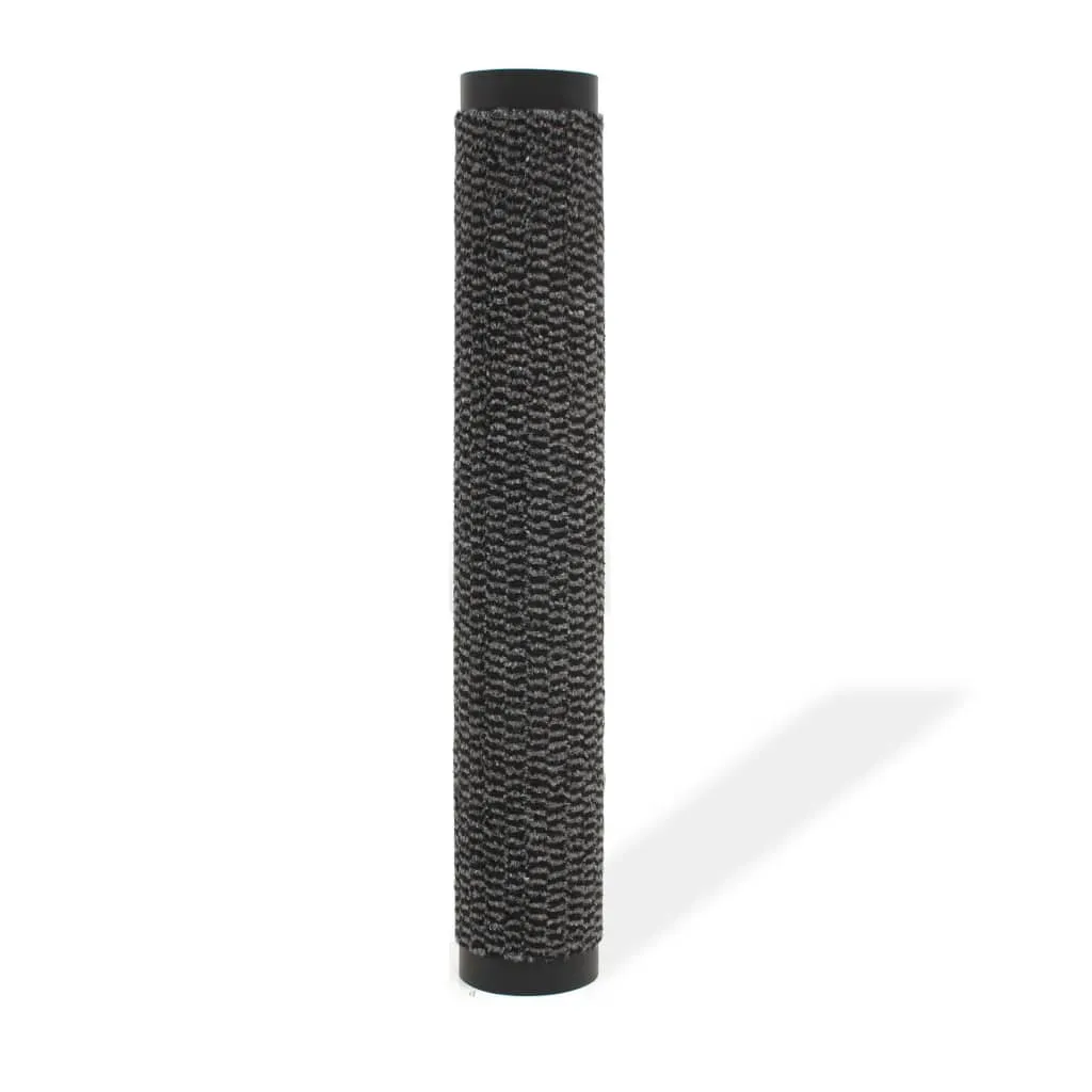 vidaXL Dust Control Mat Rectangular Tufted 90x150 cm Anthracite