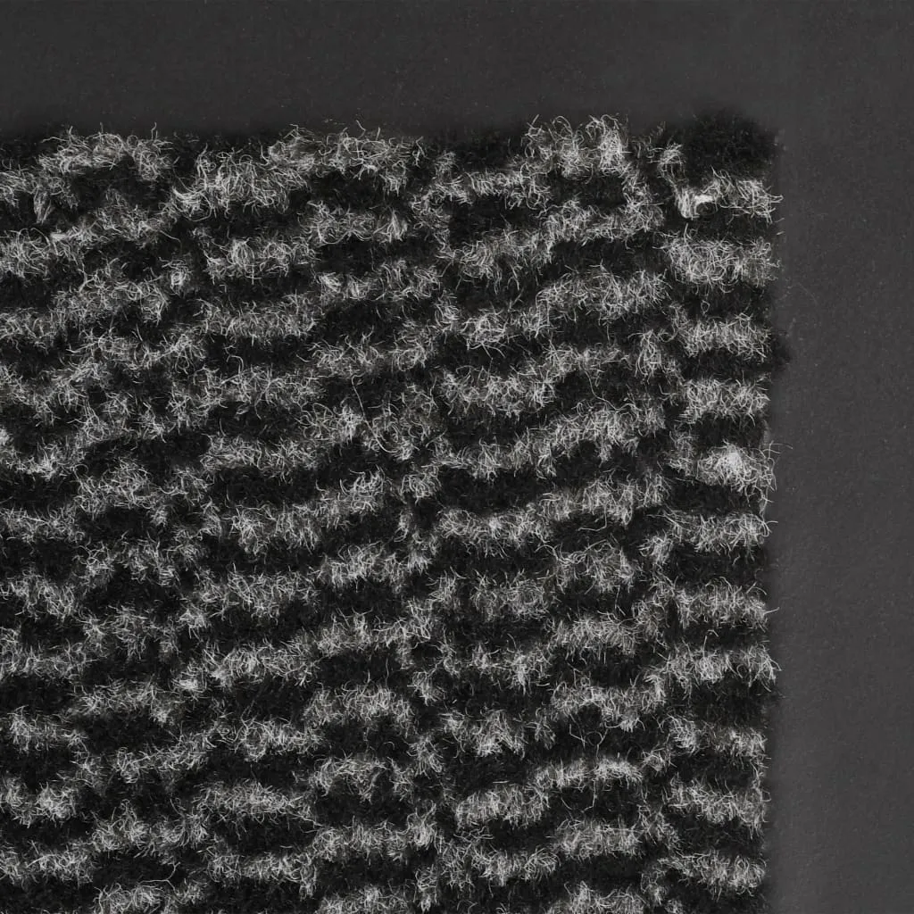 vidaXL Dust Control Mat Rectangular Tufted 90x150 cm Anthracite