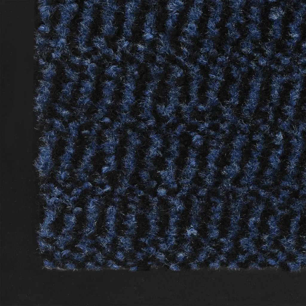 vidaXL Dust Control Mat Rectangular Tufted 90x150 cm Blue