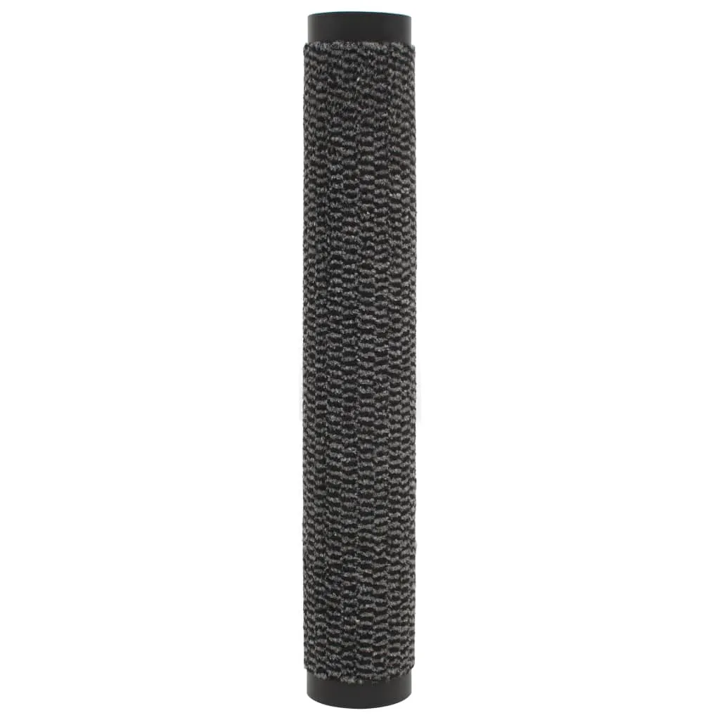 vidaXL Dust Control Mats 2 pcs Rectangular Tufted 60x90 cm Anthracite
