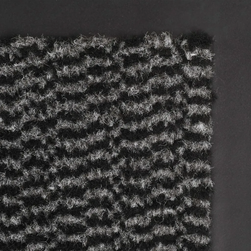 vidaXL Dust Control Mats 2 pcs Rectangular Tufted 60x90 cm Anthracite