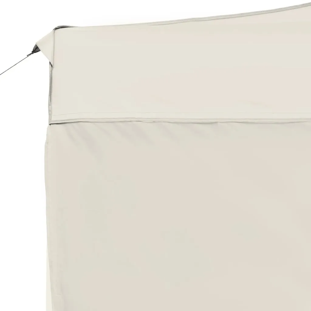 vidaXL Professional Folding Party Tent with Walls Aluminium 4.5x3 m Cream
