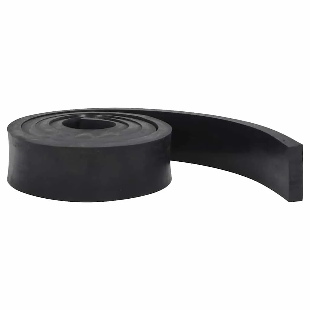 vidaXL Rubber Edge for Snow Plow Black 250x8x2 cm