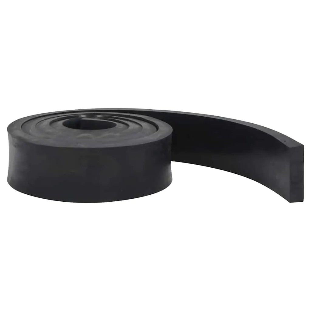 vidaXL Rubber Edge for Snow Plow Black 300x8x2 cm